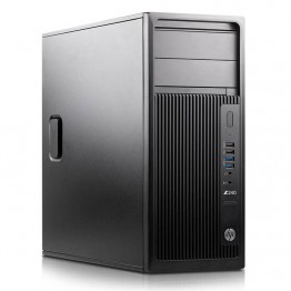 Компютър HP Workstation Z240 с процесор Intel Xeon Quad-Core E3, 1225 v5 3300MHz 8MB, RAM 16GB DDR4 ECC, 256 GB 2.5 Inch SSD SATA, A клас