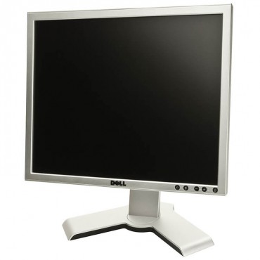 Монитор DELL 1908FP, 19", 300 cd/qm, 800:1, 1280x1024 SXGA 5:4, Silver/Black, USB Hub, А клас