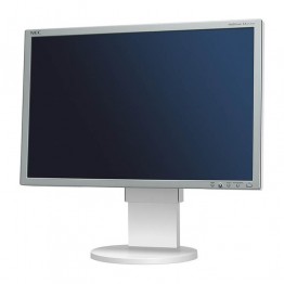 Монитор NEC EA221WM, 22", 250 cd/m2, 1000:1, 1680x1050 WSXGA+16:10, Silver/White, Stereo Speakers + USB Hub, А клас