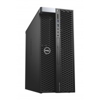 Компютър Dell Precision Tower 7820 с процесор 2x Intel Xeon 8-Core Gold, 6244 3600MHz 24.75MB, RAM 128GB RDIMM DDR4, 512GB NVMe SSD + 2TB NVMe SSD 80mm M.2 NVMe SSD, A клас