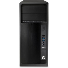 Компютър HP Z240 Tower Workstation с процесор Intel Core i7, 6700 3400MHz 8MB 4 cores, 8 threads, RAM 16GB DDR4, 256GB 80mm M.2 NVMe SSD, A клас