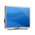 Монитор DELL 2007FP, 20.1", 300 cd/m2, 800:1, 1600x1200 UXGA 4:3, Silver/Black, VGA, DVI, А клас