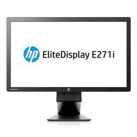 Монитор HP EliteDisplay E271i, 27", 250 cd/m2, 1000:1, 1920x1080 Full HD 16:9, Silver/Black, USB Hub, А клас